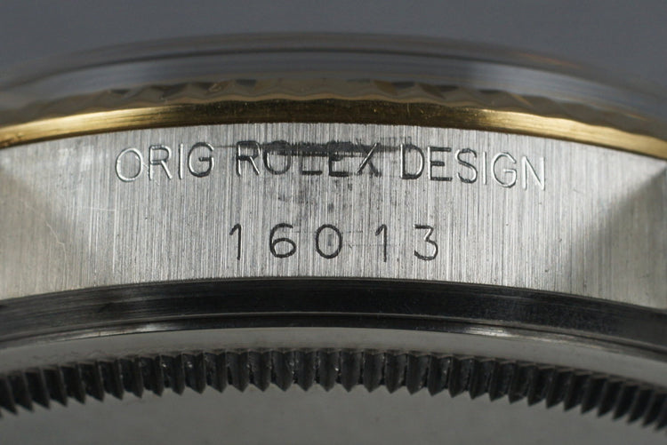 1984 Rolex Two Tone DateJust 16013 with Box and Papers