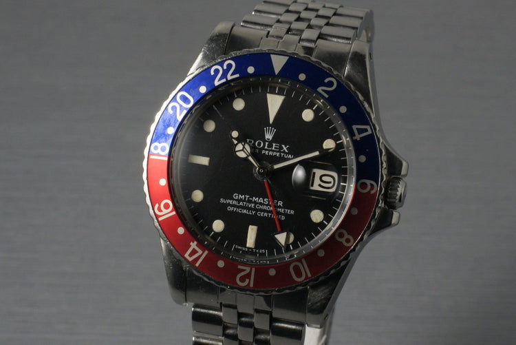 1968 Rolex GMT 1675 Mark I Dial