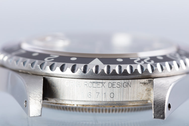 1995 Rolex GMT Master II 16710 "Coke" Bezel with Caseback Sticker