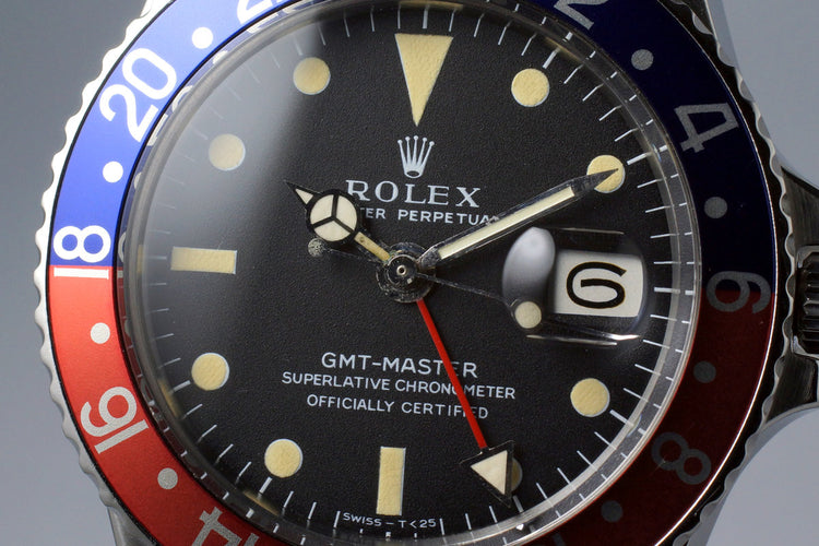 1971 Rolex GMT 1675 Mark I Dial