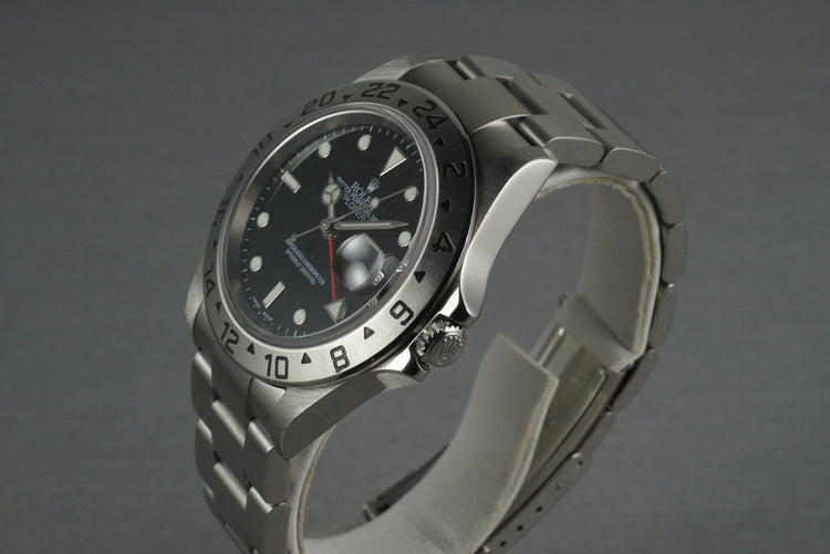 Rolex Explorer II 16570 No holes D serial Box and Papers