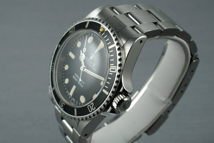 1981 Rolex Submariner 5513 Mark IV Maxi Dial