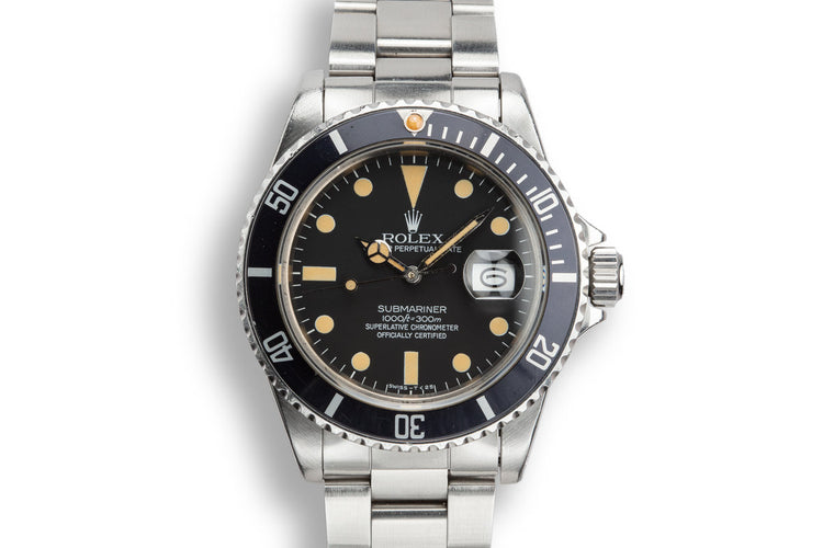 1983 Rolex Submariner 16800 Matte Dial