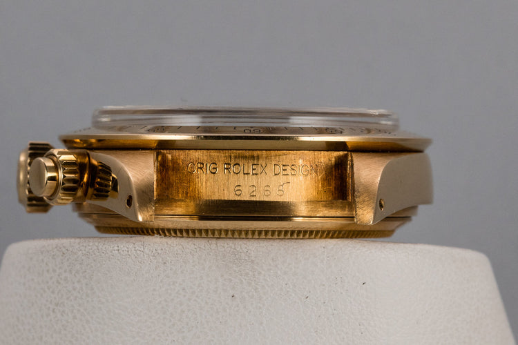 1983 Rolex 18K YG Daytona 6265 with Black Dial