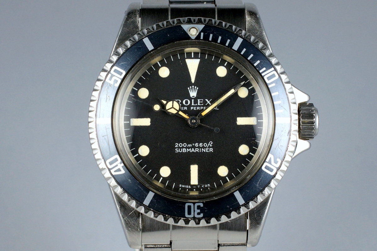 HQ Milton 1967 Rolex Submariner 5513 Meters First, Inventory