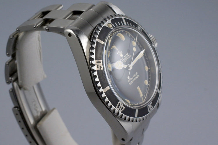 1963 Rolex Submariner 5512 PCG with Gilt Glossy Chapter Ring Dial