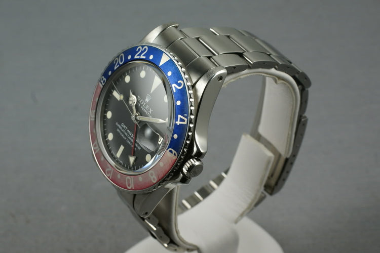 1969 Rolex GMT 1675 Mark 1 with Double Punched Papers