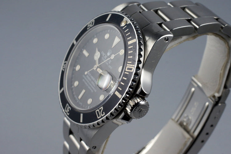 1986 Rolex Submariner 16800