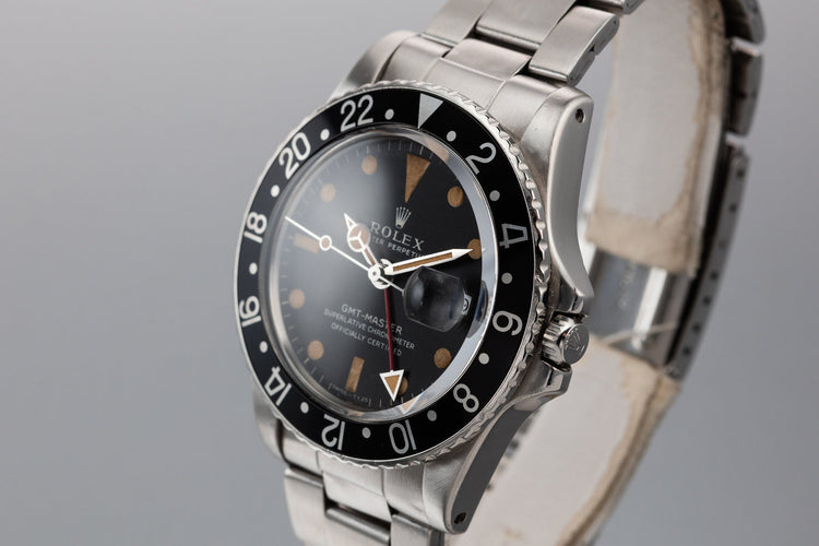1968 Rolex GMT-Master 1675 Black Bezel