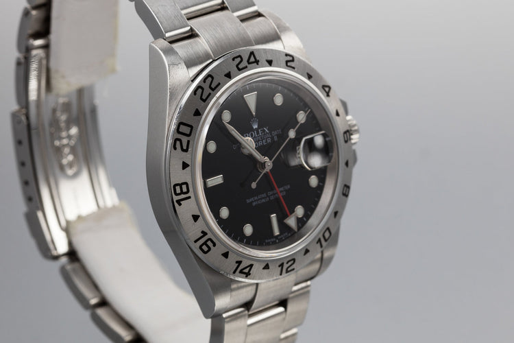 2006 Rolex Explorer II 16570 Black Dial