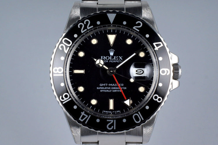 1984 Rolex GMT 16750 No-Date Dial