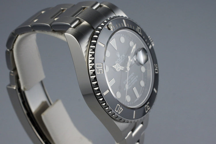 2013 Rolex Ceramic Submariner 116610 with Box and Papers