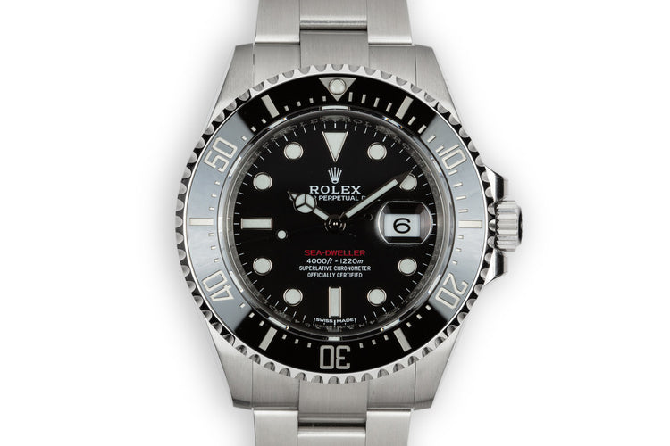 2018 Rolex Ceramic Sea-Dweller 126600 with Box and Papers