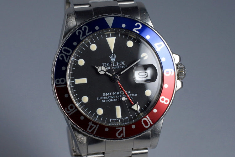 1971 Rolex GMT 1675 Service Dial