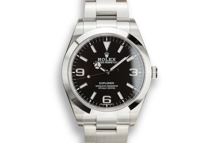2019 Rolex 39mm Explorer 214270 with Box and Papers