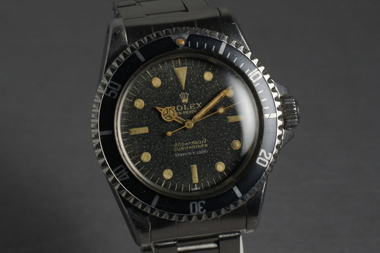 1963 Rolex Submariner 5513 Early PCG SERPICO Y LAINO