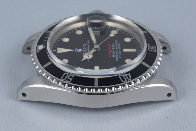 1971 Rolex Red Submariner 1680 Mark IV Dial UNPOLISHED