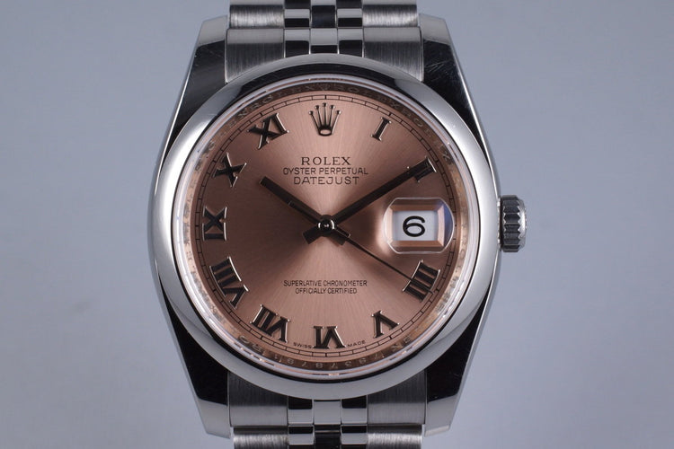 2014 Rolex Datejust 116200 with Box and Papers
