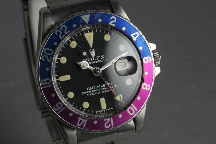 1968 Rolex GMT 1675 with Box and Papers