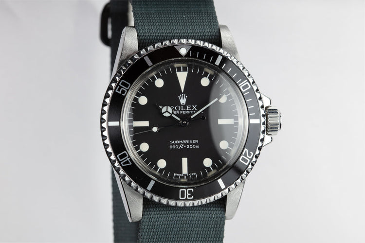 1979 Rolex Submariner 5513 with MK III Maxi Dial
