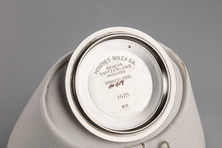 1971 Rolex GMT-Master 1675 "Crimson Ghost" with Box and Double Punch Papers