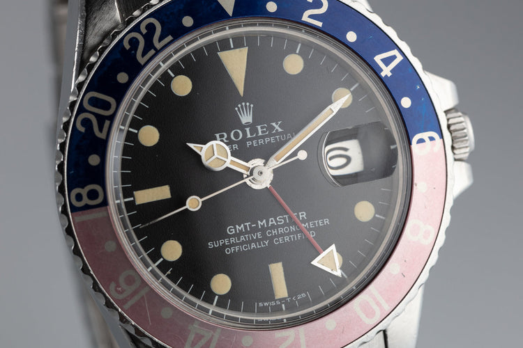 1971 GMT-Master 1675 "Pepsi" with Box and Papers