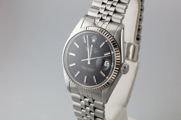 1973 Datejust 1601 Matte Black Dial