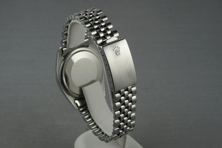 1972 Rolex DateJust 1601 Silver Sigma Dial with Box and Papers