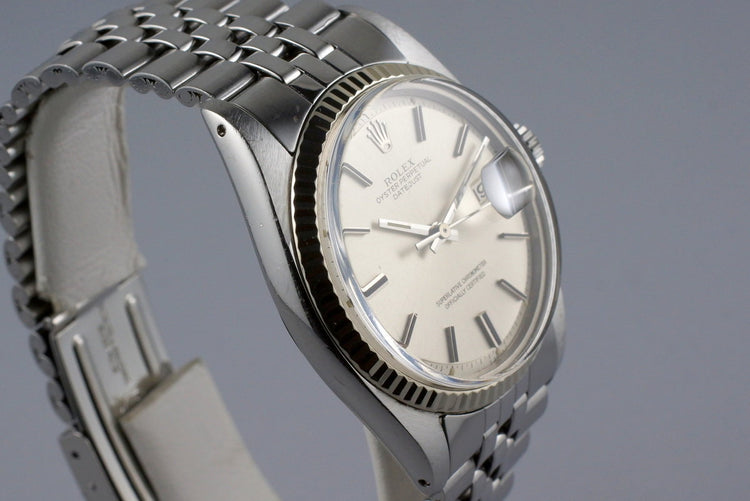 1972 Rolex Datejust 1601 Silver Dial