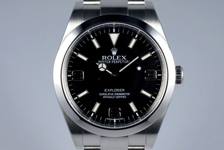2012 Rolex Explorer 214270 with Box and Papers
