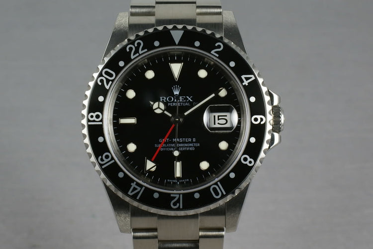 Rolex GMT 16710 Z serial with Box and Papers