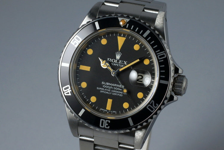 1981 Rolex Submariner 16800 Matte Dial UNPOLISHED