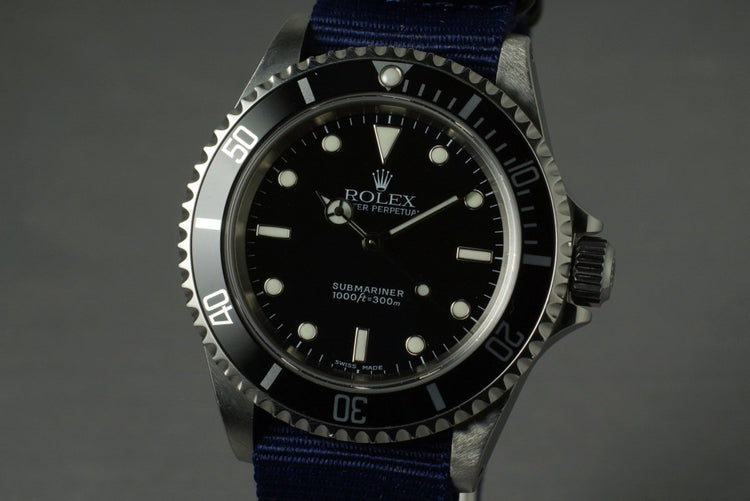2004 Rolex Submariner 14060 with Box and Papers