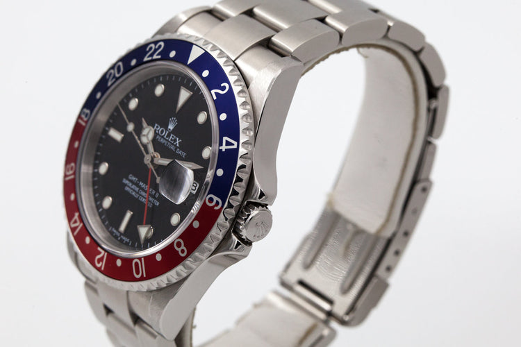 2006 Rolex GMT II 16710 with Box and Papers