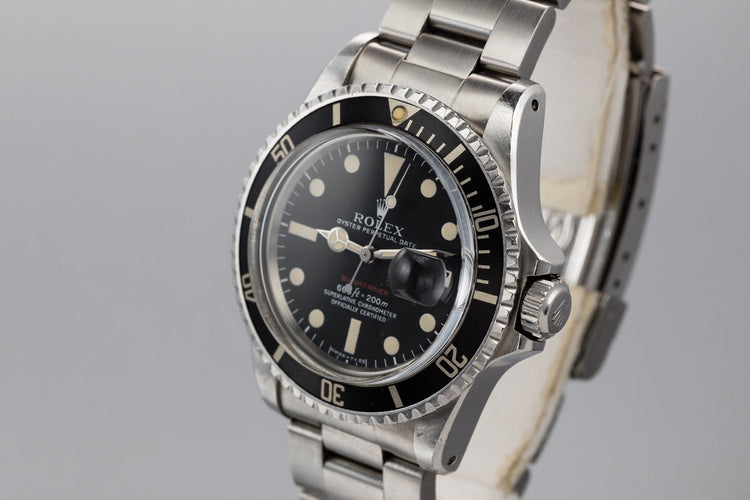 1971 Rolex Red Submariner 1680 with Mk V Dial