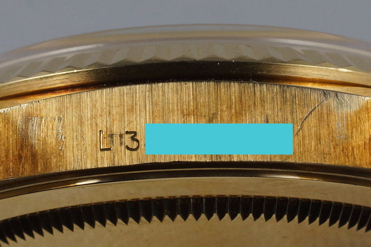 1989 Rolex YG DateJust 16238