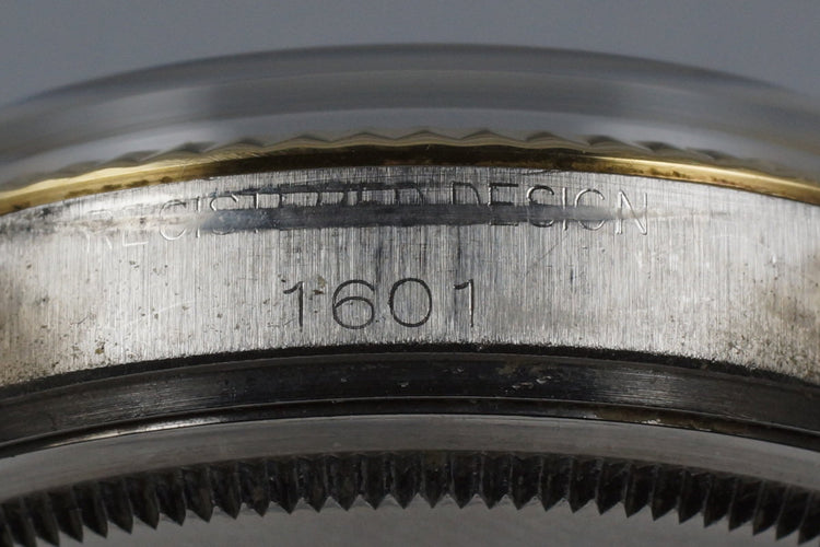 1969 Rolex Two Tone DateJust 1601 Gray Dial