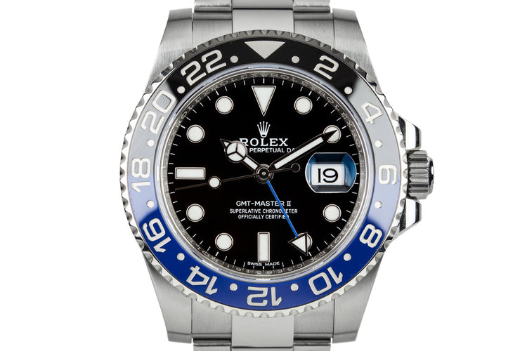 2017 Rolex GMT-Master II 116710 BLNR "Batman" with Box and Papers