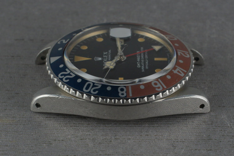 1970 Rolex GMT Ref: 1675 with Mark 1 dial and unpolished case