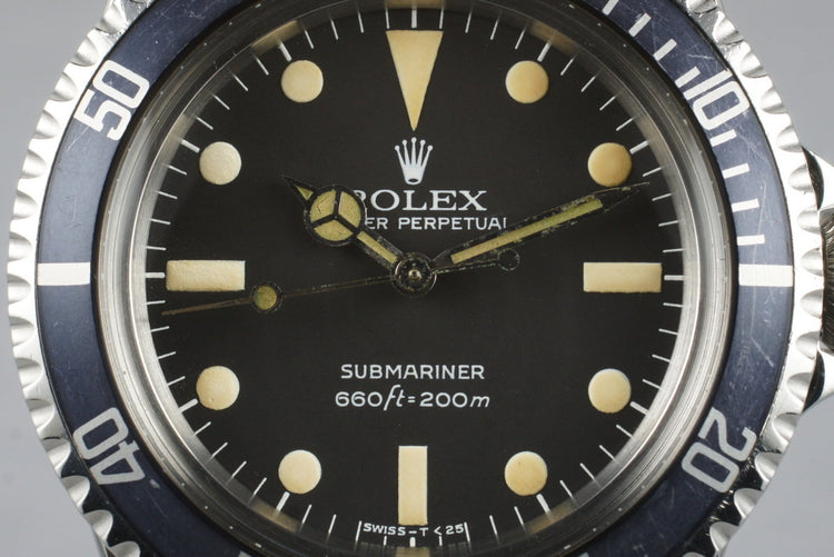 1979 Rolex Submariner 5513 Mark II Maxi Dial