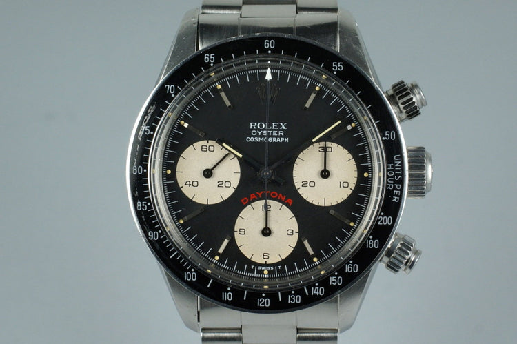 1985 Rolex Daytona 6263 Big Red Daytona Dial with Receipt