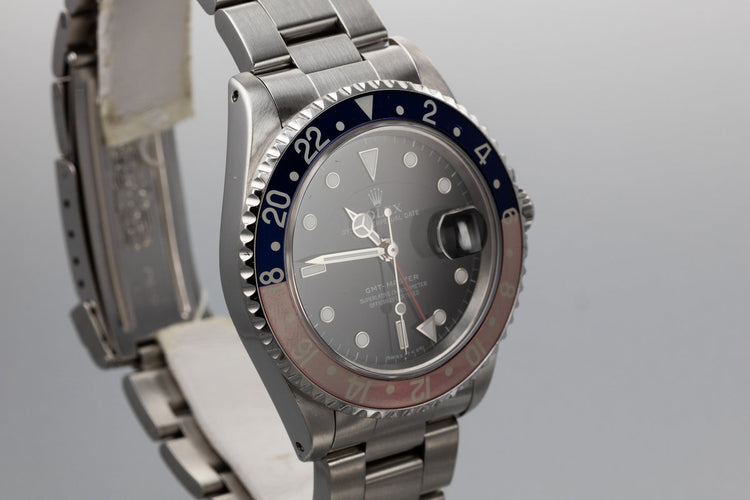 1995 Rolex GMT-Master 16700 with Faded "Pepsi" Bezel