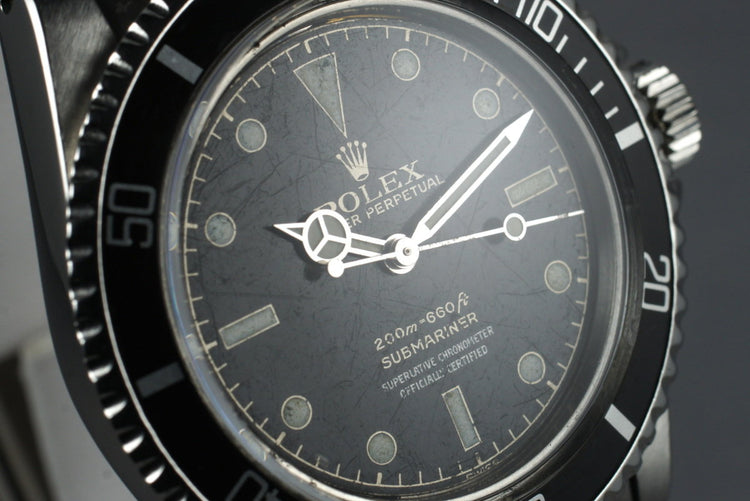 1962 Rolex Submariner 5512 PCG with Gilt 4 Line Chapter Ring Dial