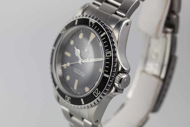 1968 Rolex Submariner 5513 Serif Dial