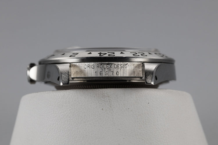 1991 Rolex Explorer II 16570 White Dial