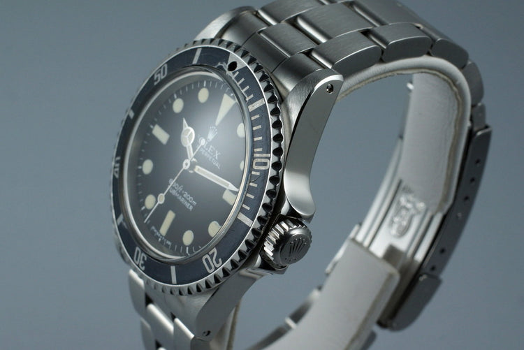 1979 Rolex Submariner 5513 Mark I Maxi Dial