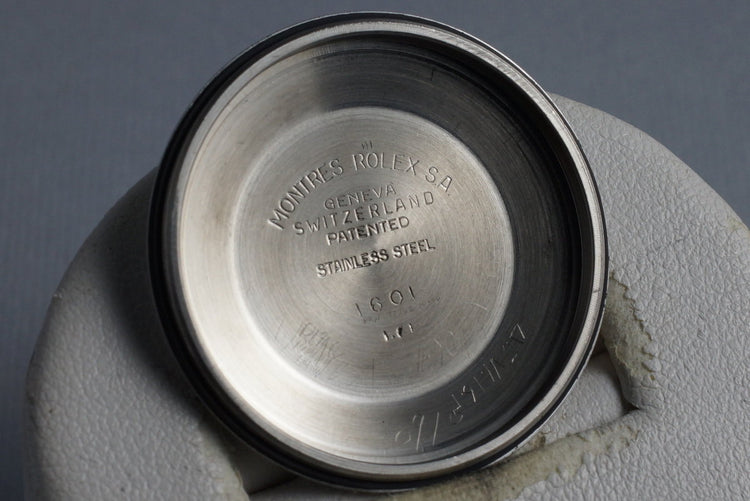 1961 Rolex Two Tone DateJust 1601 Glossy Gilt Black Dial