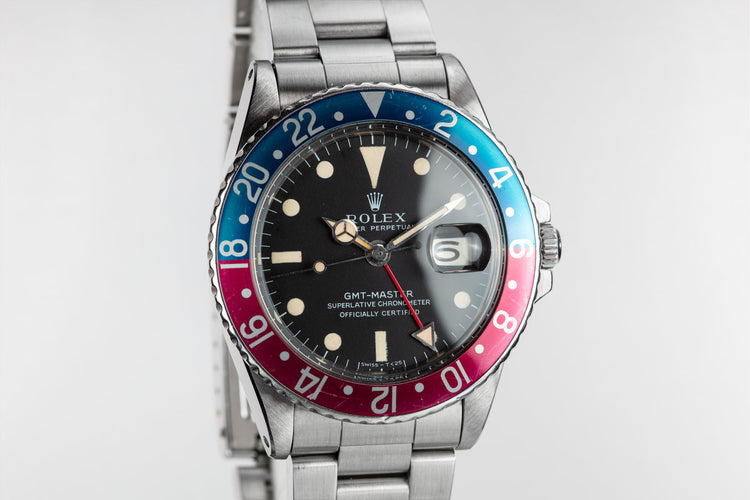1968 Rolex GMT-Master 1675 with Mark 1 Dial