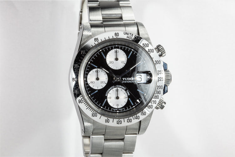 1993 Tudor "Big Block" Chronograph 79180 Black Dial with Box and Papers