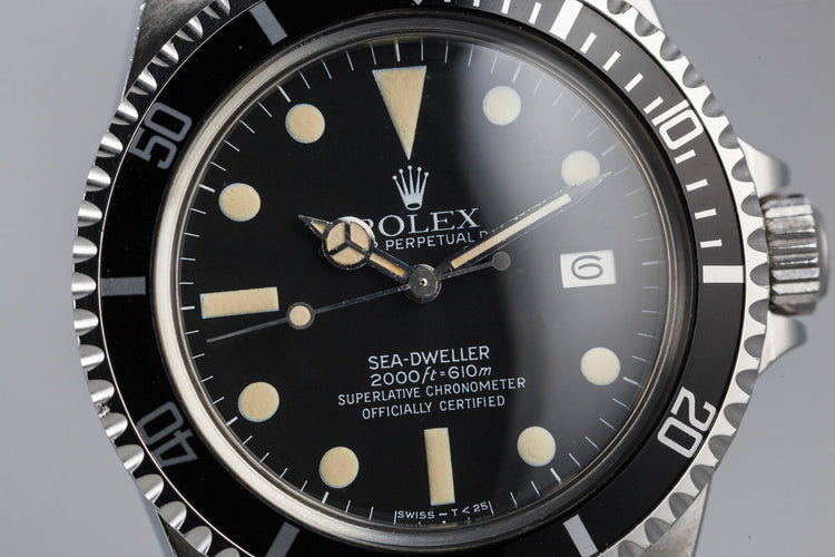 1983 Rolex Sea-Dweller 1665 With Box and Papers